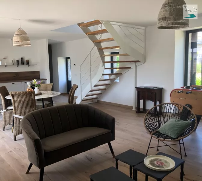 côté salon gîte
